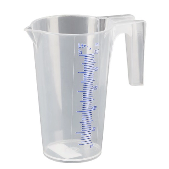 Vendita online Caraffa graduata in plastica 250 ml.